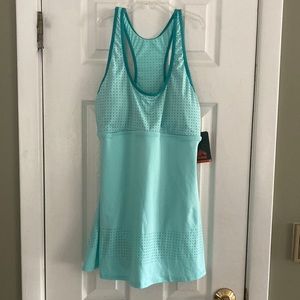 RBX TEAL WOMENS DRESS SWIMSUIT SIZE L NWT